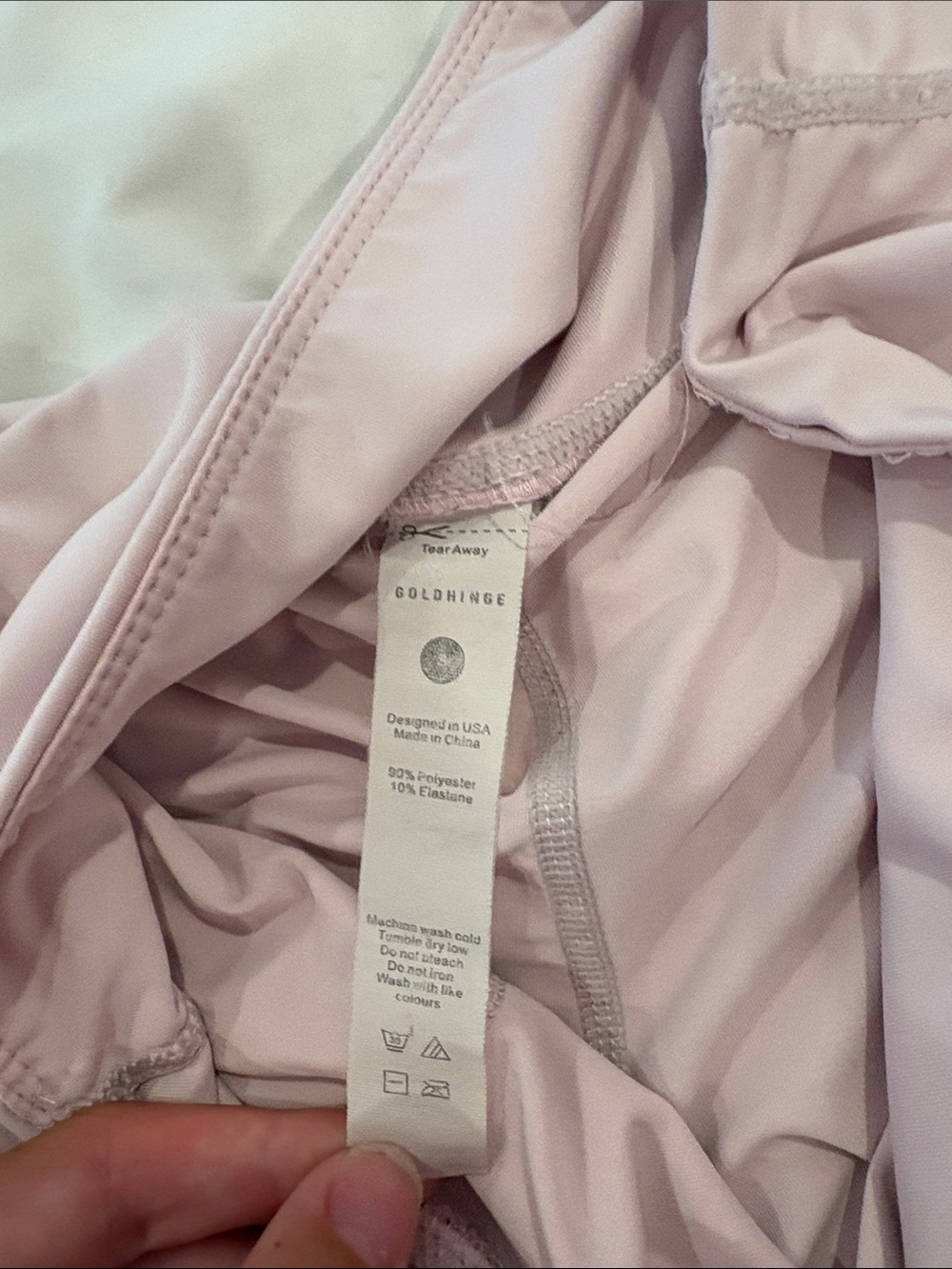 High-Low Pleated Skirt in Light Pink - Picture 2 of 4